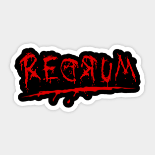 Redrum Sticker